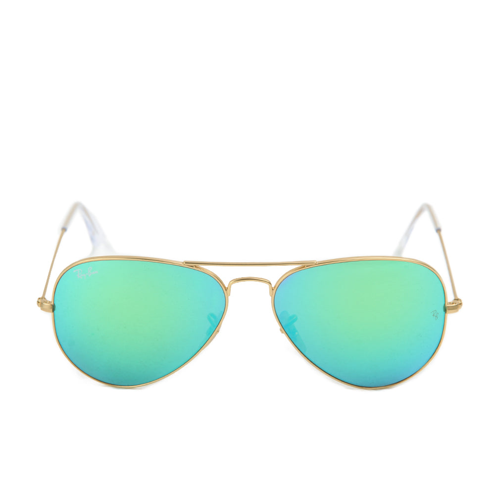 Ray-Ban Aviator Large RB3025 112/19 Gold Green Mirrored