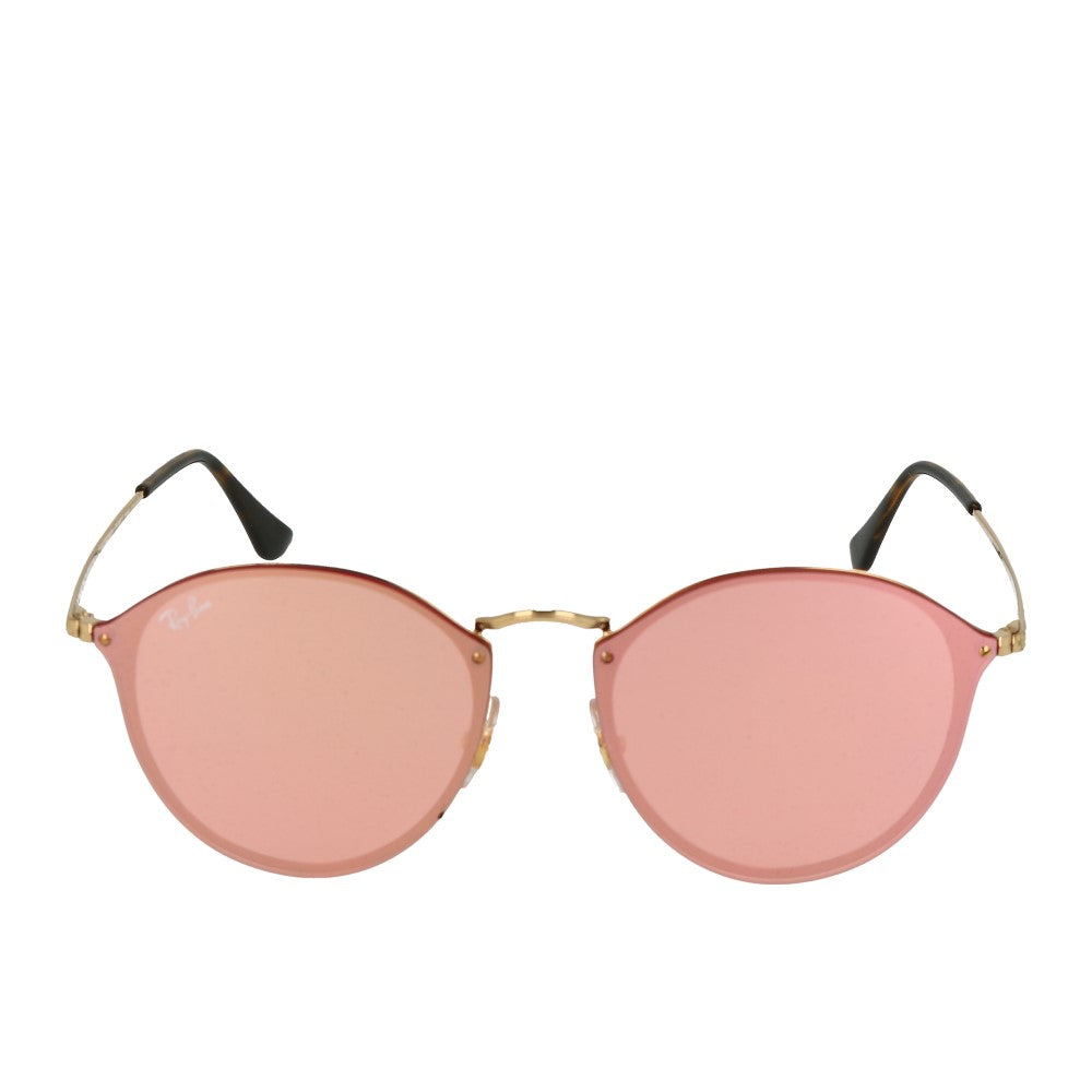 Ray-Ban Blaze Round RB3574N 001/E4 Gold Pink