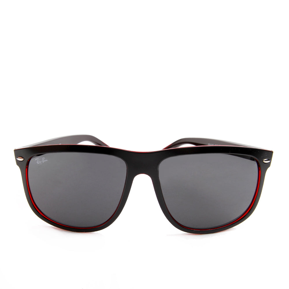 Ray-Ban Boyfriend RB4147 617187 Matte Black Transparent Dark Grey