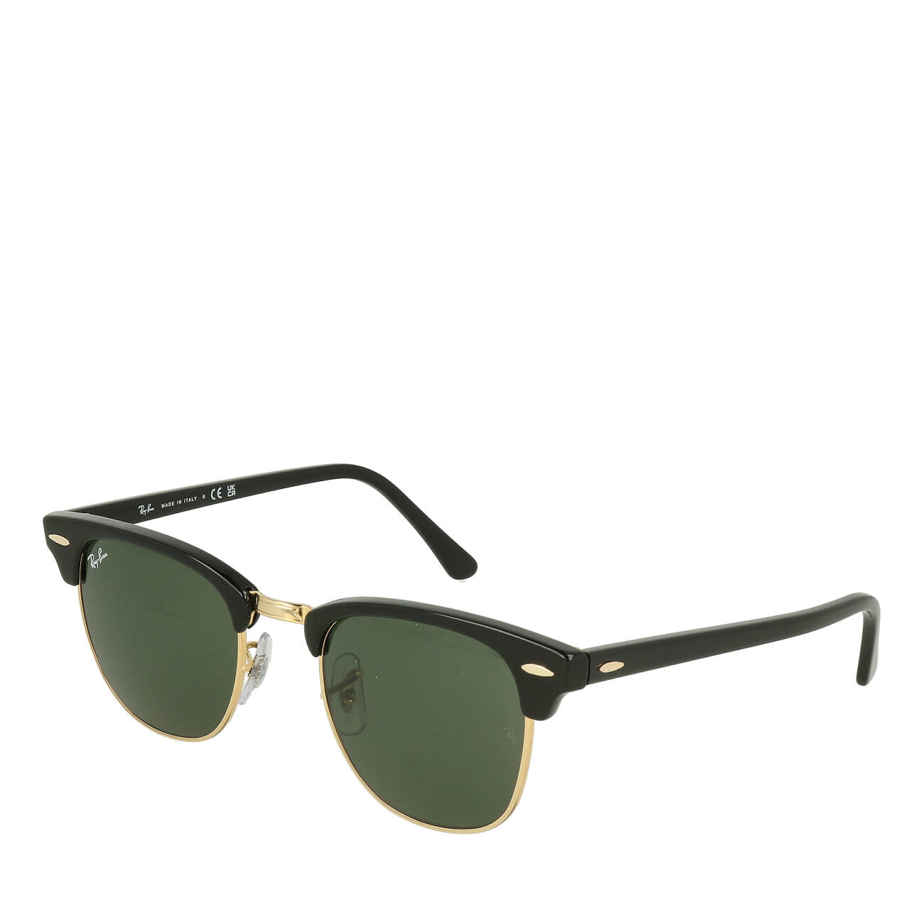 Ray-Ban Clubmaster RB3016 W0365 Black On Arista Green