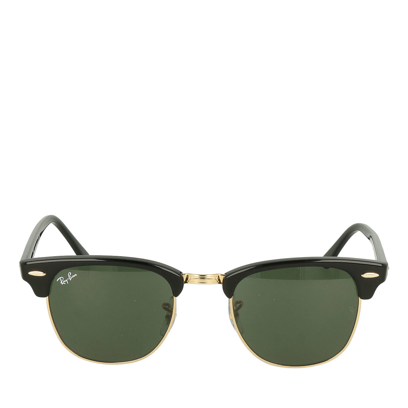 Ray-Ban Clubmaster RB3016 W0365 Black On Arista Green