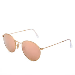 Ray-Ban Round Metal RB3447 112/Z2 Gold Pink Mirrored