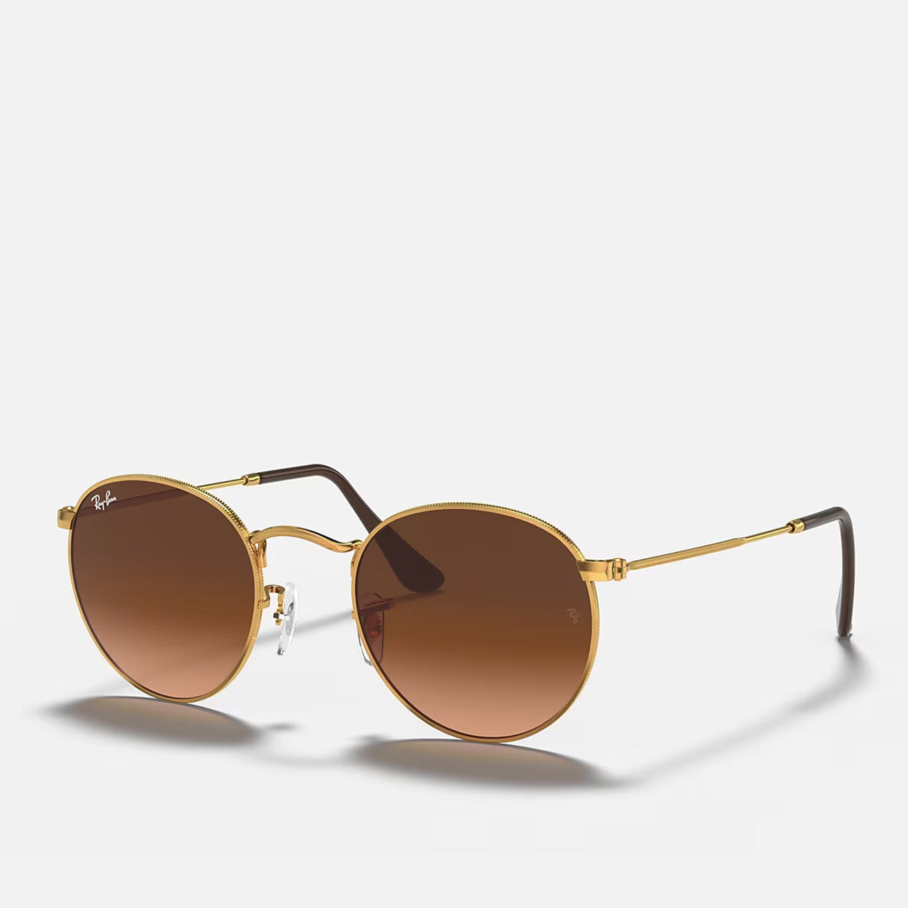 Ray-Ban Round Metal RB3447 9001A5 50 Light Bronze Pink Brown