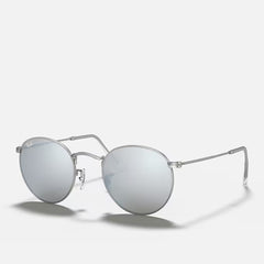 Ray-Ban Round Metal RB3447 019/30 Silver Silver Mirrored