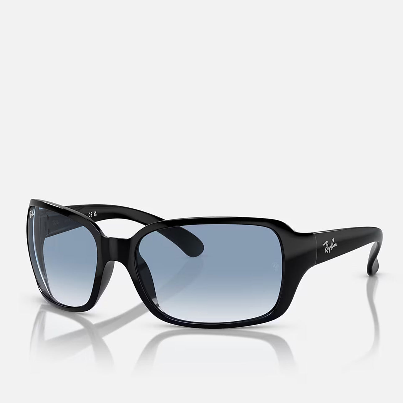 Ray-Ban Damenbrille RB4068 601/3F Black Clear Blue