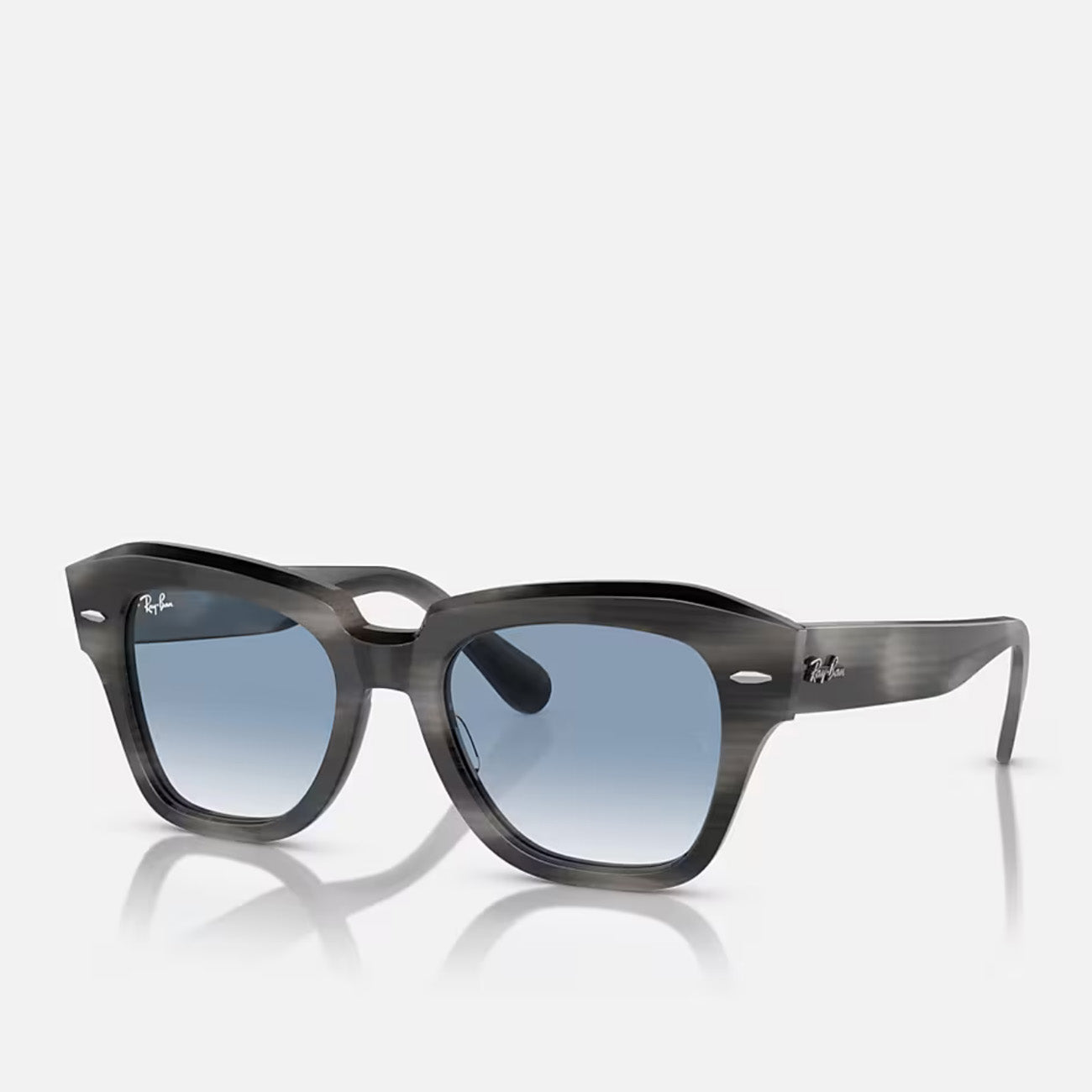 Ray-Ban State Street RB2186 14043F Striped Gray