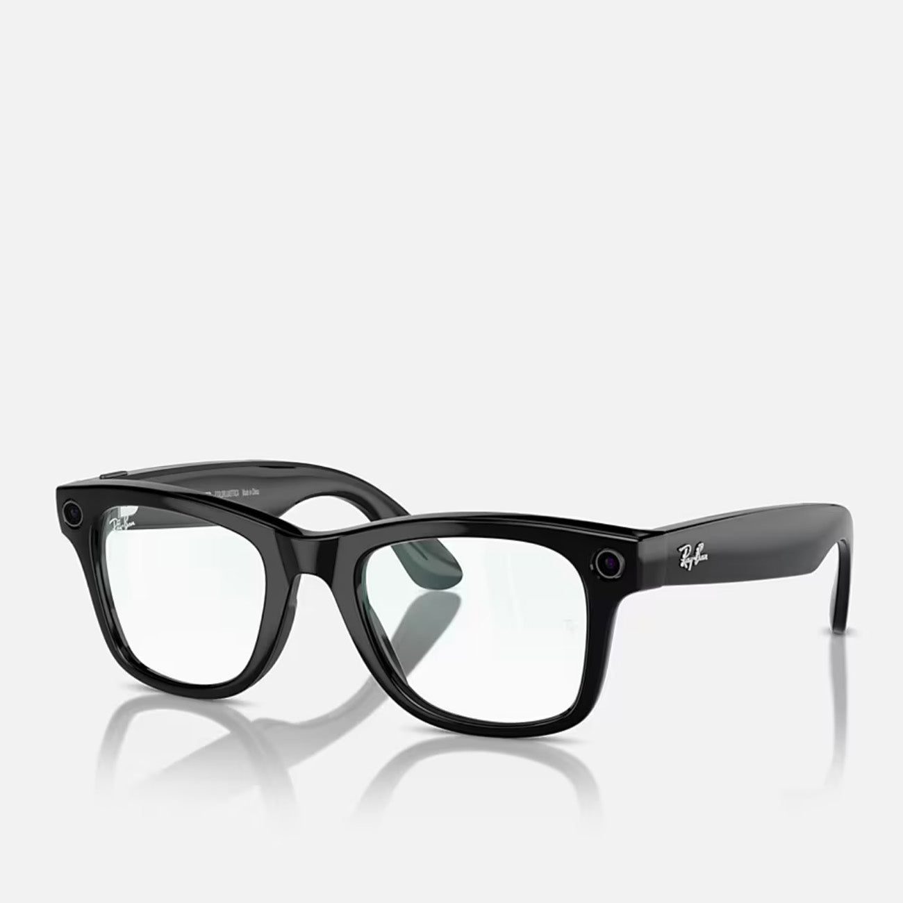 Ray-Ban Meta Wayfarer Shiny Black Clear