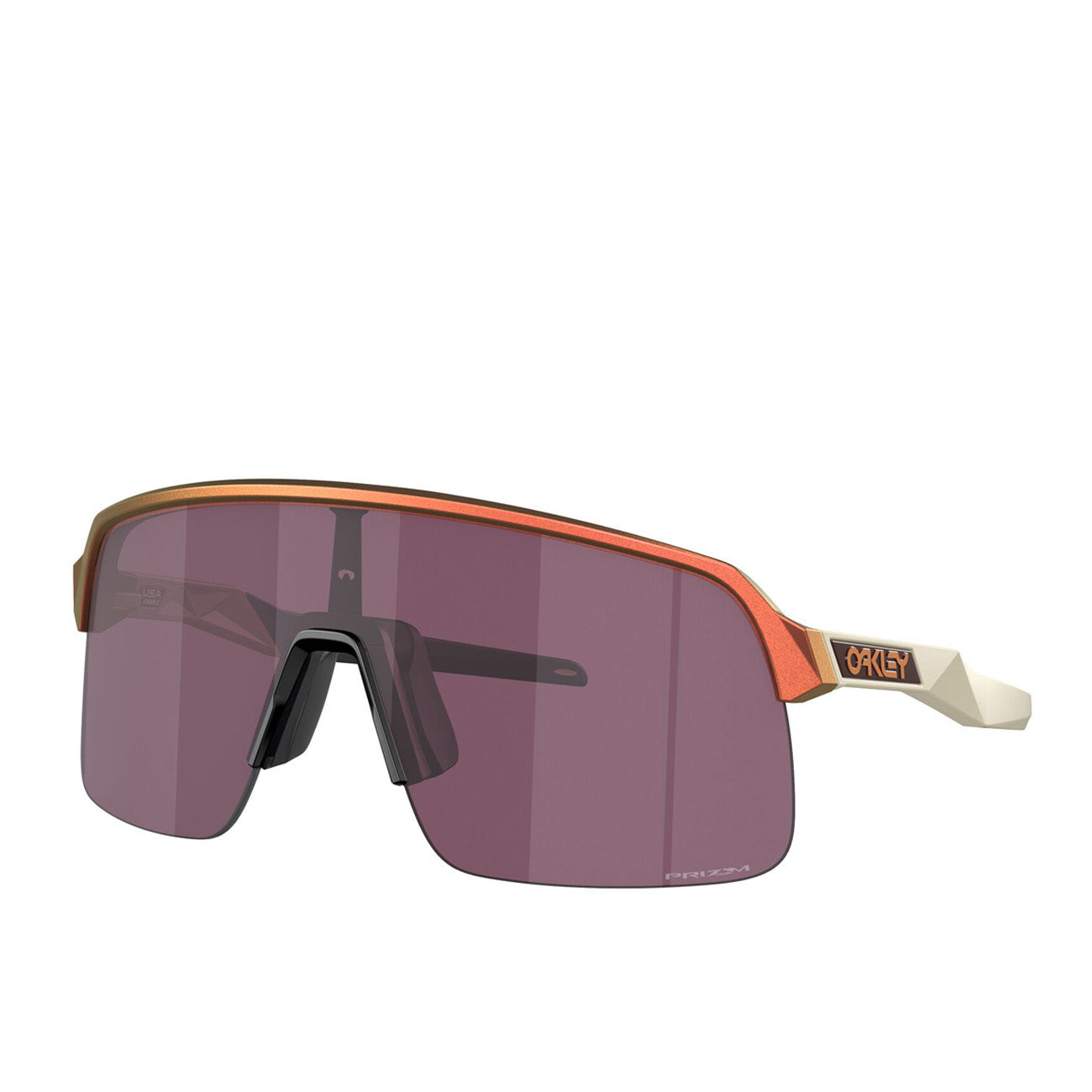 Oakley Sutro Lite Matte Red Gold Colorshift Prizm Road Black