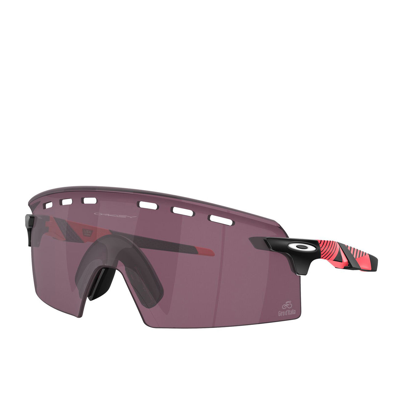 Oakley Encoder Strike Vented Giro Pink Stripes Prizm Road Black