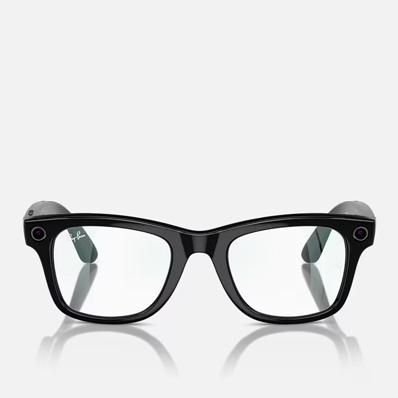 Ray-Ban Meta Wayfarer Shiny Black Clear