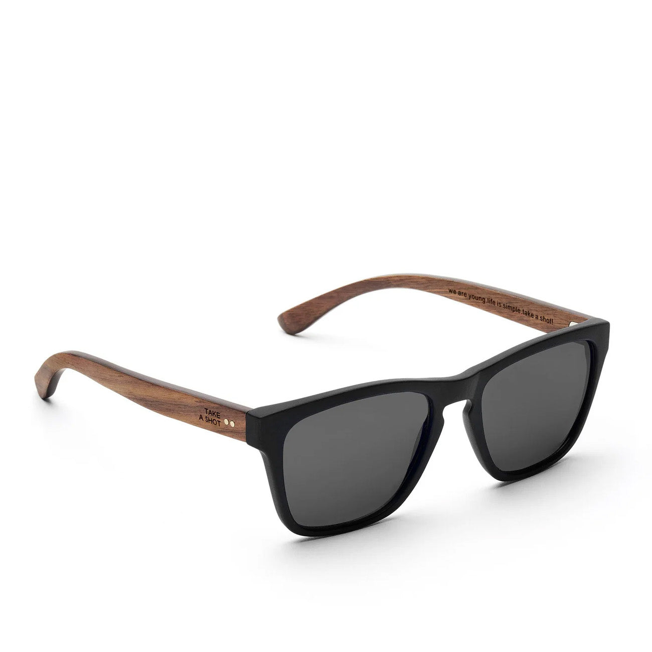 Take a Shot The Shadow 2.0 walnut wood polarized