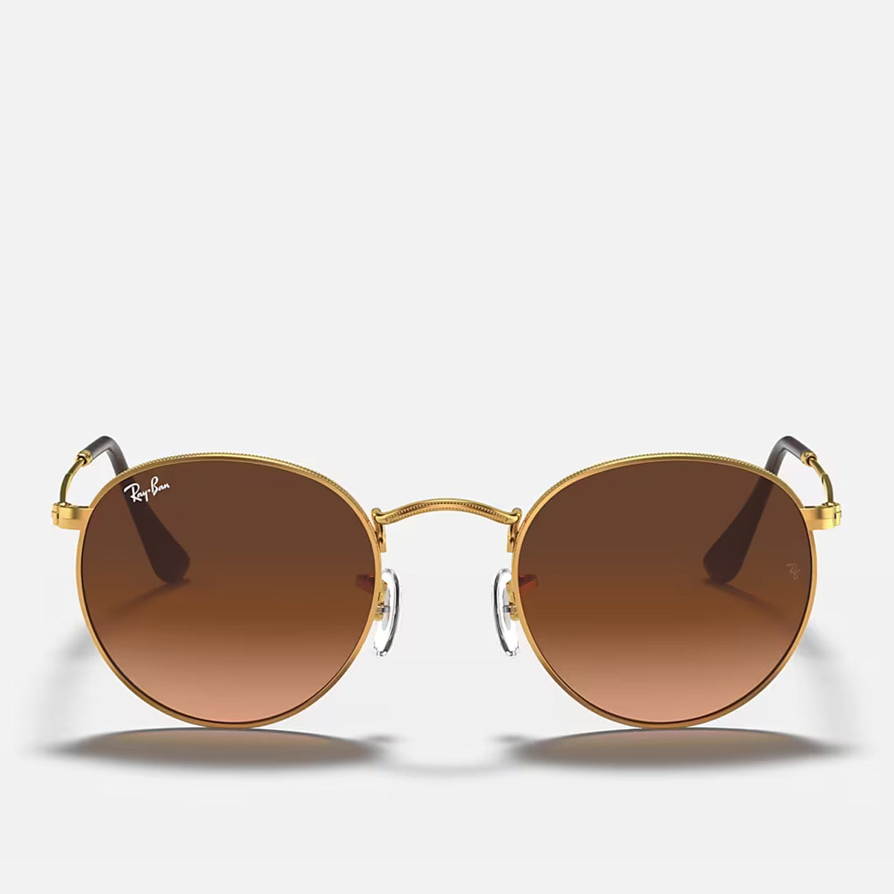 Ray-Ban Round Metal RB3447 9001A5 50 Light Bronze Pink Brown