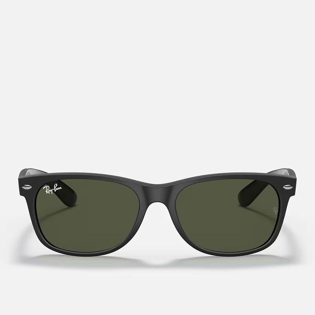 Ray-Ban New Wayfarer Rubber Black Black Green