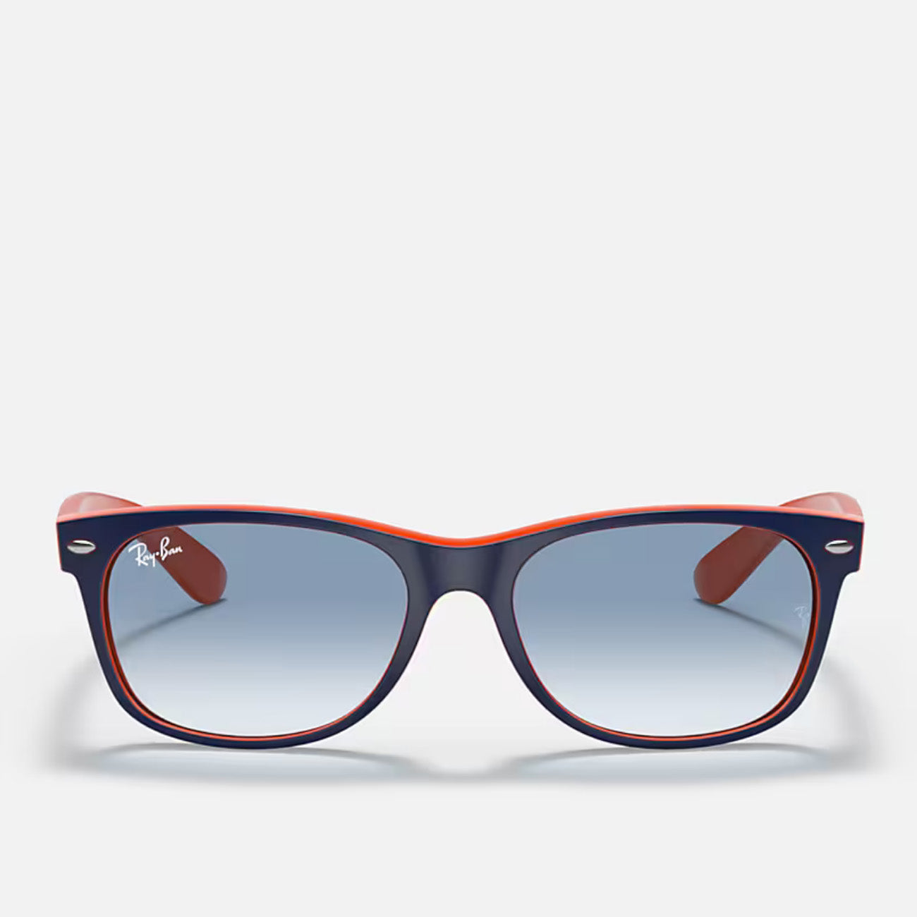 Ray-Ban New Wayfarer RB2132 789/3F Blue On Orange