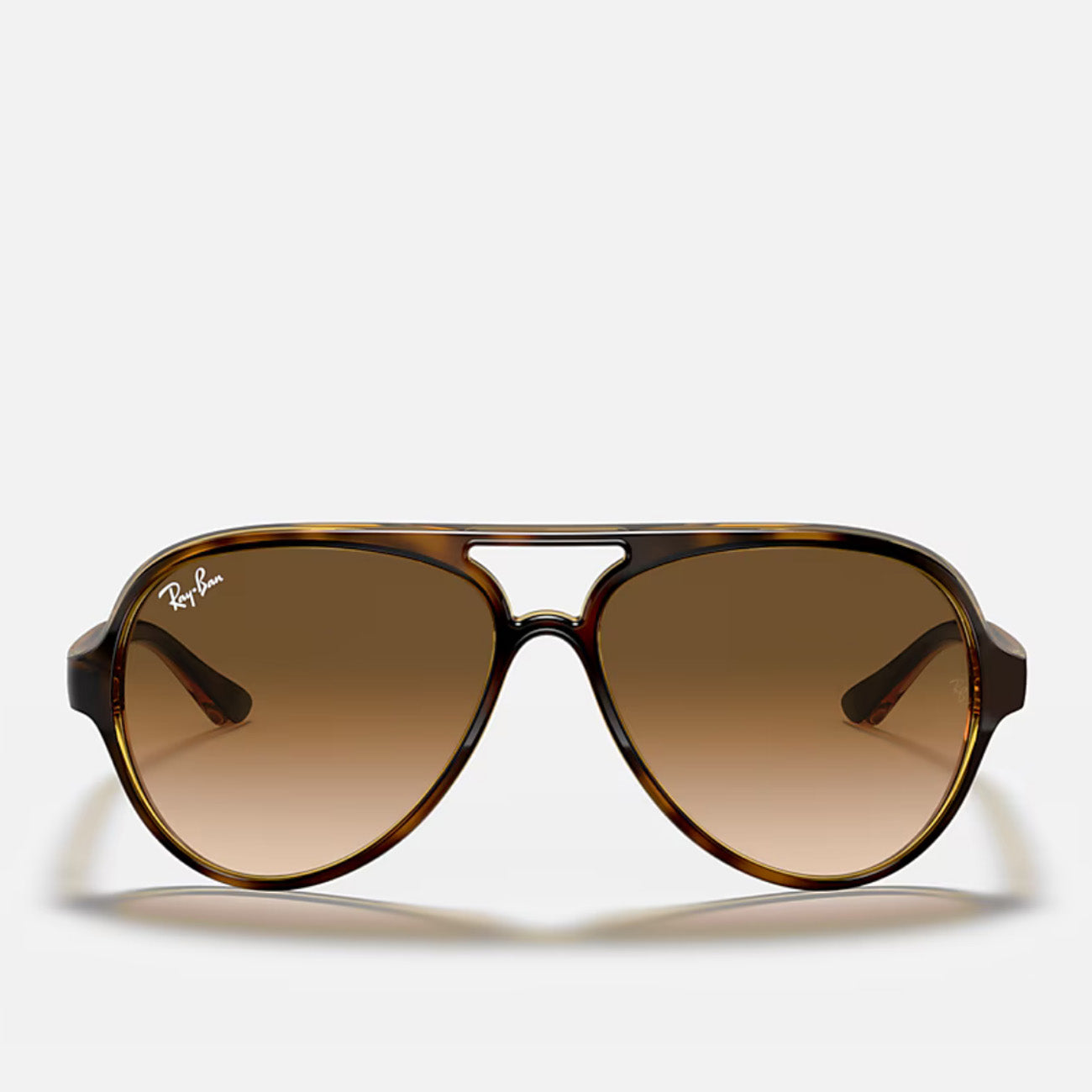 Ray-Ban Cats 5000 RB4125 710/51 Light Havana Brown Gradient