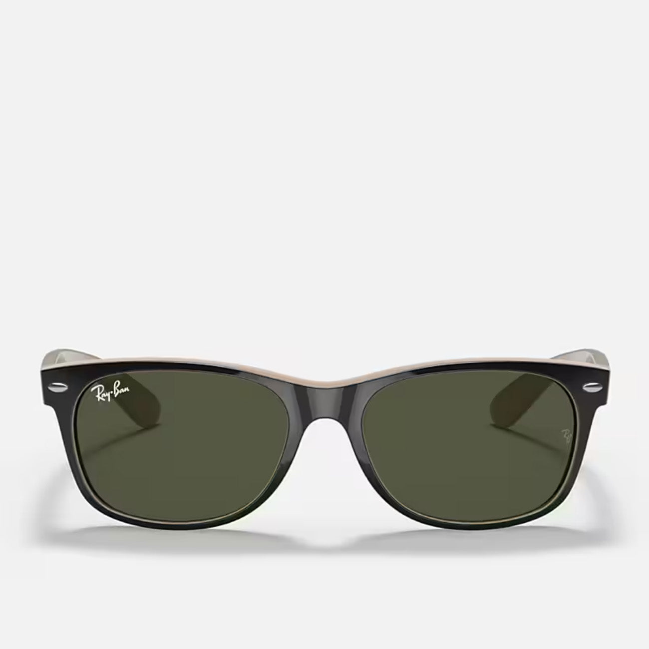 Ray-Ban New Wayfarer RB2132 875 Black On Beige